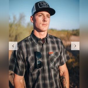 LIKE NEW Men's Dixxon Flannel Co The Crosshair Short Sleeve Bamboo Size XL